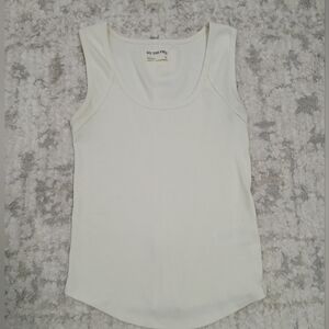 Free People White Womens Tank Top ~ Size XL